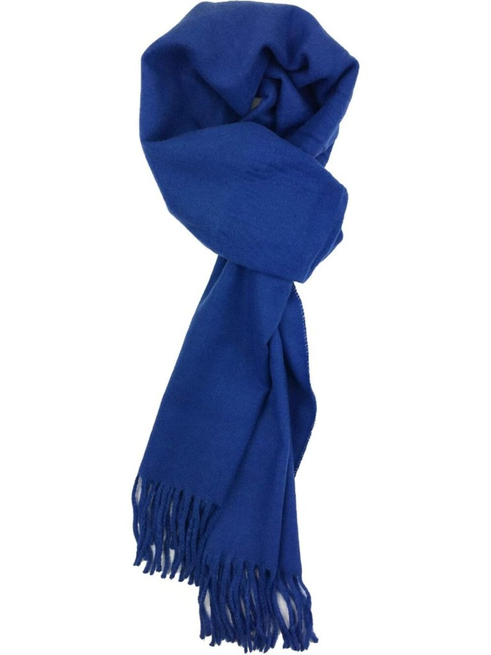 Cozy Cashmere-Feel Winter Scarf Shawl - Soft Solid Colors, 72"x12" Wrap